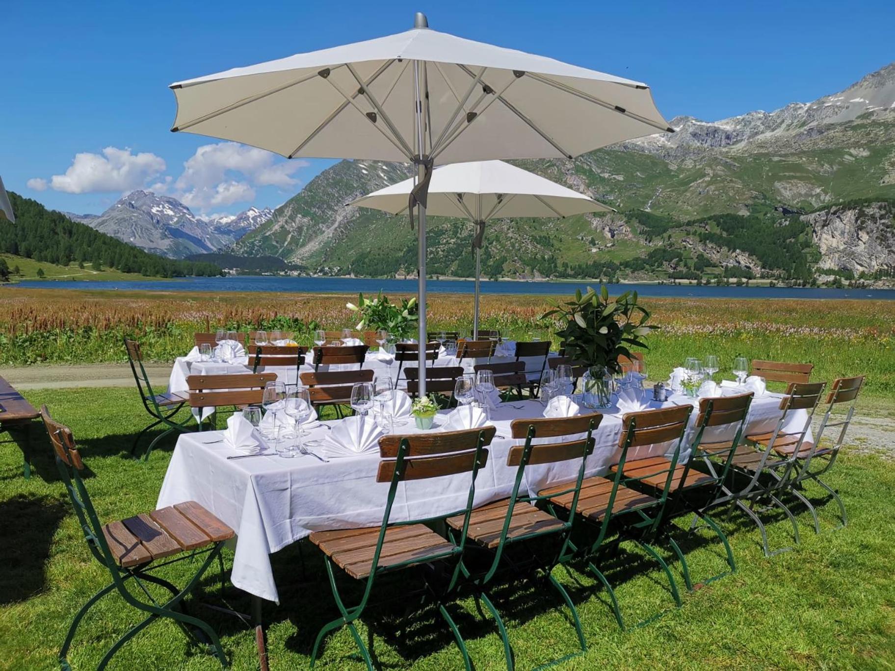 Hotel Ristorante Lagrev Малоя Екстериор снимка