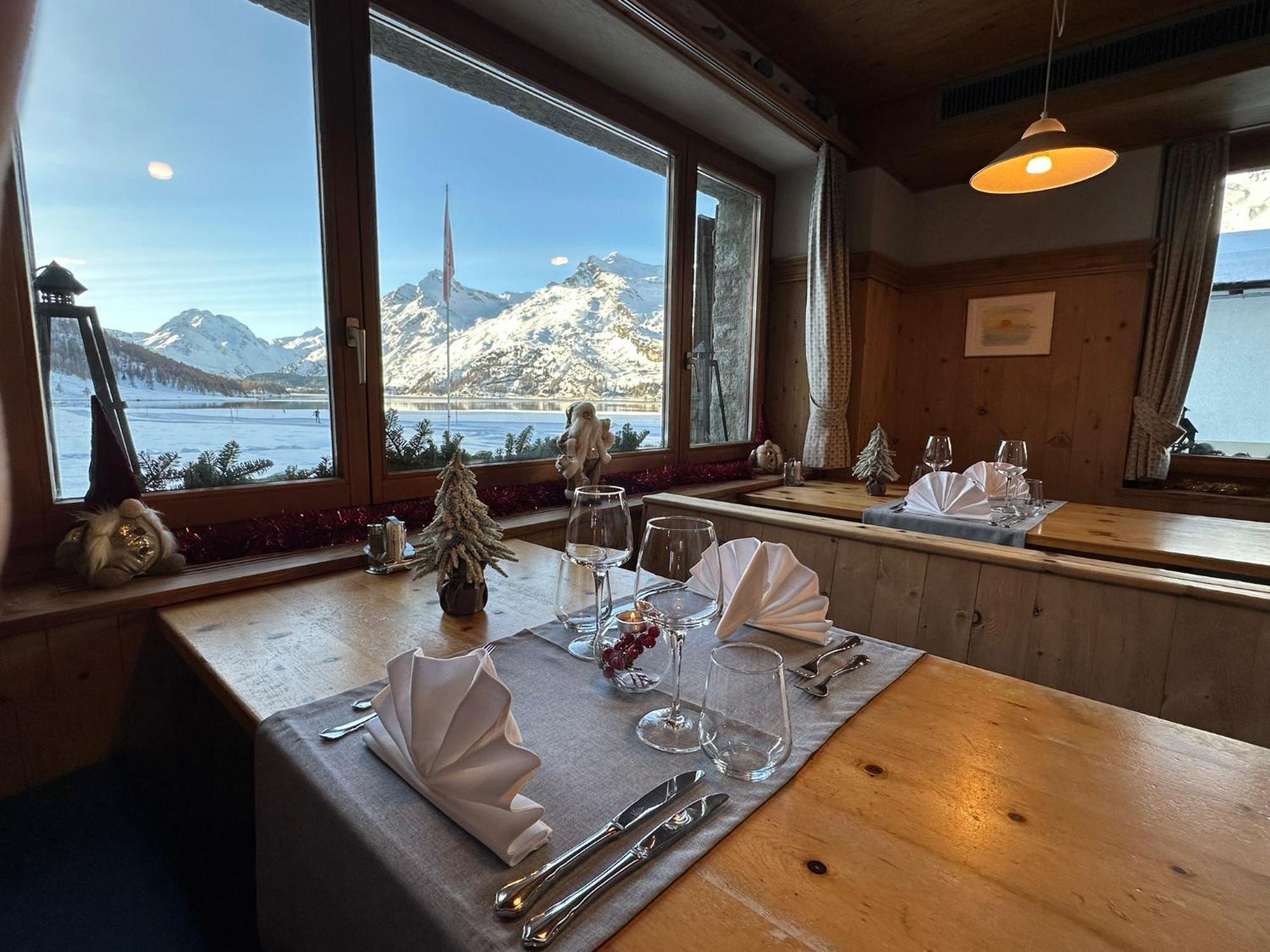 Hotel Ristorante Lagrev Малоя Екстериор снимка